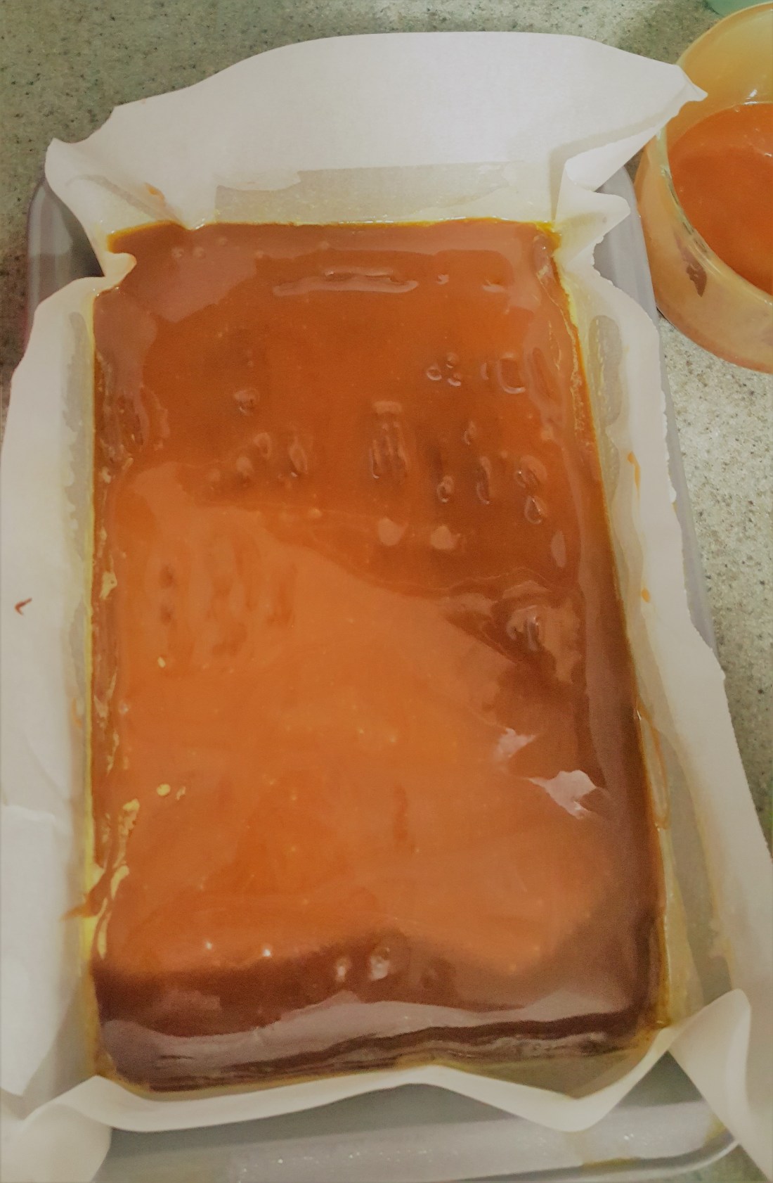 caramel layer